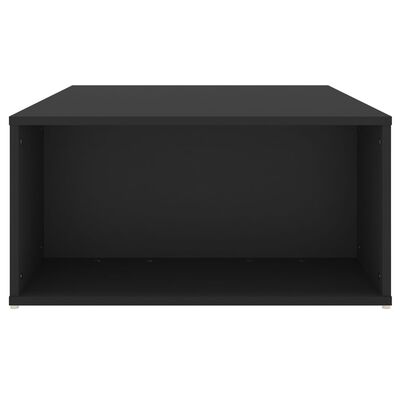 vidaXL fekete forgácslap dohányzóasztal 90 x 67 x 33 cm