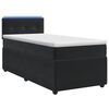 vidaXL Boxspring &aacute;gy matraccal fejt&aacute;ml&aacute;val Fekete 100 x 200 cm B&aacute;rsony
