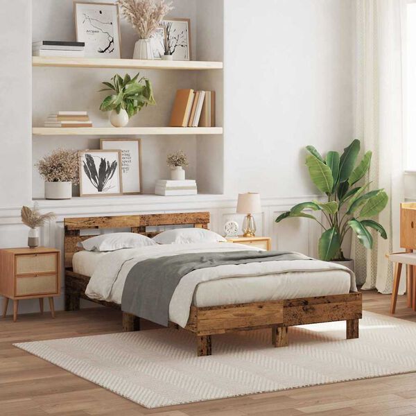 vidaXL &Aacute;gykeret leddel fejt&aacute;ml&aacute;val &Ouml;reg fa 120 x 190 cm Faanyag