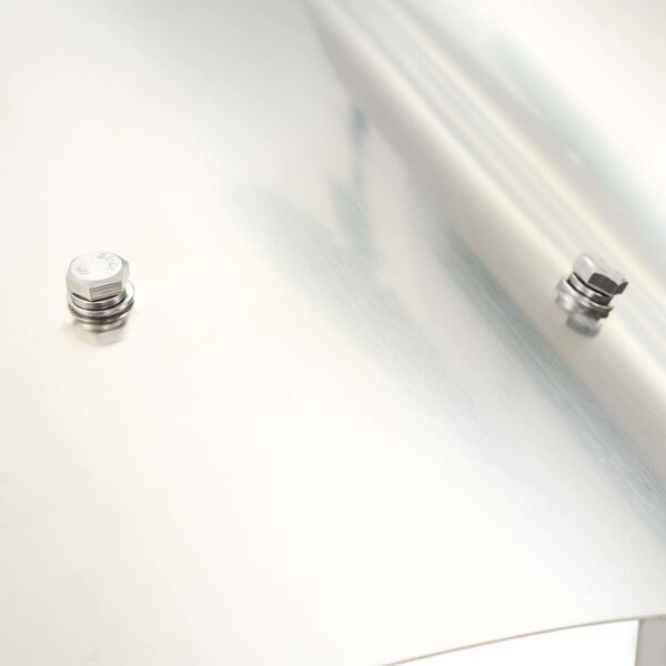 vidaXL rozsdamentes ac&eacute;l k&eacute;m&eacute;nysapka 60 x 80 x 39 cm