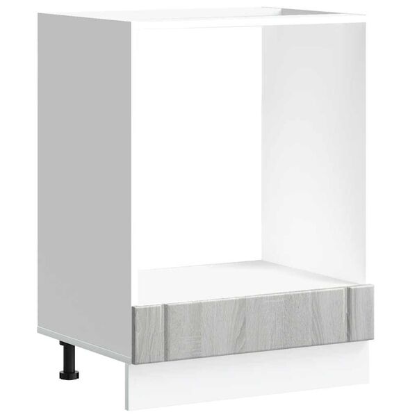 vidaXL s&uuml;tő szekr&eacute;ny Lucca sz&uuml;rke sonoma műfa