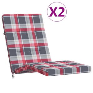 vidaXL 2 db piros kock&aacute;s oxford sz&ouml;vet nyug&aacute;gyp&aacute;rna