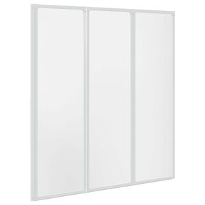 vidaXL ZuhanyFal K&aacute;dparav&aacute;n 141 x 132 cm 3 Panel &Ouml;sszehajthat&oacute;