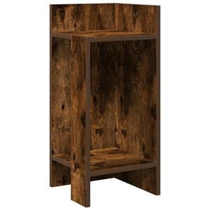 vidaXL f&uuml;st&ouml;s t&ouml;lgy sz&iacute;nű kisasztal polccal 25,5 x 27 x 60 cm