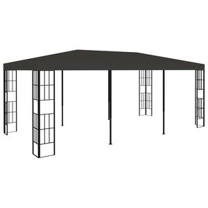 vidaXL antracitsz&uuml;rke pavilon 3 x 6 m
