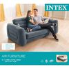 Intex sötétszürke kihúzható fotel 203 x 231 x 66 cm