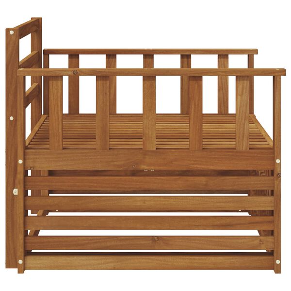 vidaXL 2 Darab Karfa n&eacute;lk&uuml;li kanap&eacute; T&ouml;m&ouml;r Ak&aacute;cfa Term&eacute;szetes