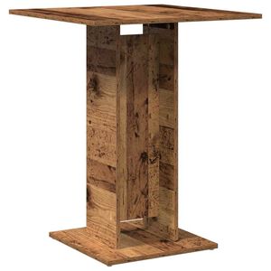 vidaXL antik fa szerelt fa bisztr&oacute;asztal 60 x 60 x 75 cm