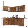 vidaXL 11 r&eacute;szes konyhaszekr&eacute;ny szett Lucca f&uuml;st&ouml;lt t&ouml;lgy műszaki fa