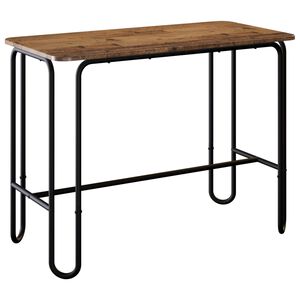 vidaXL &Eacute;tkezőasztal 100 x 50 x 75 cm Szerelt Fa Antik Fa N&eacute;gysz&ouml;gletes