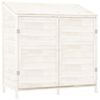 vidaXL feh&eacute;r t&ouml;m&ouml;r fenyőfa kerti f&eacute;szer 102 x 52 x 112 cm