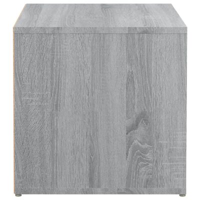 vidaXL szürke sonoma színű szerelt fa tárolódoboz 40,5 x 40 x 40 cm