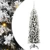 vidaXL Mű kar&aacute;csonyfa 150 LED-del Z&ouml;ld 150 cm PVC, ac&eacute;l &eacute;s műanyag