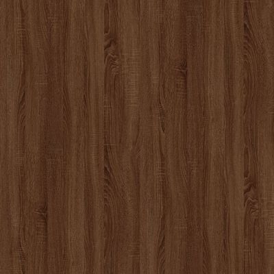 vidaXL barna tölgyszínű szerelt fa dohányzóasztal 50 x 50 x 35 cm