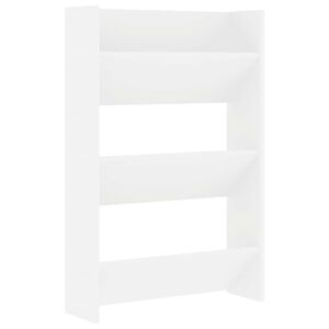 vidaXL feh&eacute;r fali cipősszekr&eacute;ny 60 x 18 x 90 cm