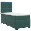 vidaXL Boxspring &aacute;gy matraccal S&ouml;t&eacute;tz&ouml;ld 90 x 200 cm B&aacute;rsony