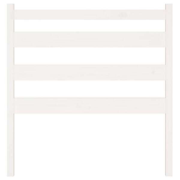 vidaXL feh&eacute;r t&ouml;m&ouml;r fenyőfa &aacute;gyfejt&aacute;mla 96 x 4 x 100 cm