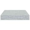 vidaXL 4 db betonsz&uuml;rke MDF lebegő fali polc 23 x 23,5 x 3,8 cm