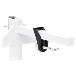 vidaXL feh&eacute;r ac&eacute;l ernyőbilincs erk&eacute;lyre 38 mm