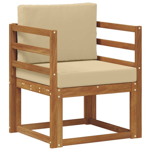 vidaXL K&uuml;lt&eacute;ri kanap&eacute; T&ouml;m&ouml;r ak&aacute;cfa &eacute;s poli&eacute;szter Term&eacute;szetes