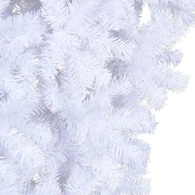 vidaXL fehér fordított műkarácsonyfa állvánnyal 120 cm