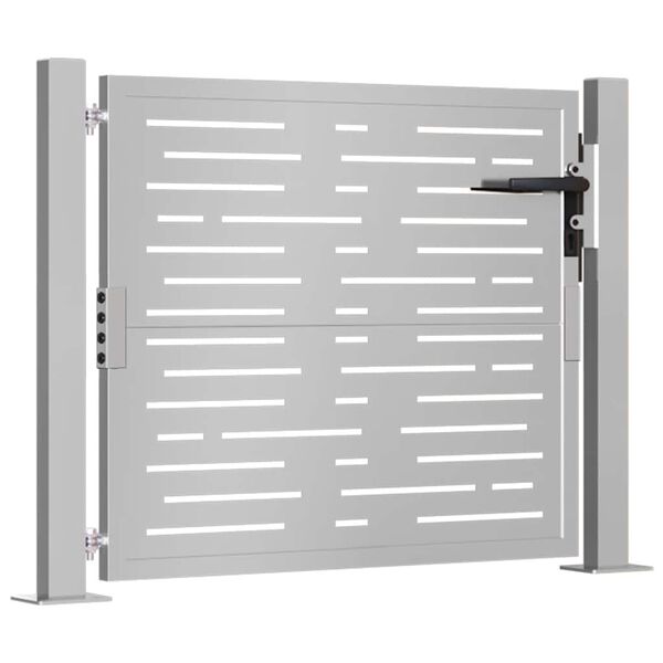 vidaXL Corten ac&eacute;l kerti kapu 100x75 cm, n&eacute;gyzet alak&uacute; kivitelben