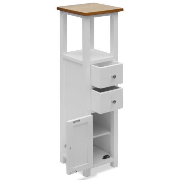 vidaXL t&ouml;m&ouml;r t&ouml;lgyfa fi&oacute;kos kom&oacute;d 26 x 26 x 94 cm