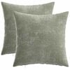 vidaXL P&aacute;rna huzat 2 db HEERLEN Z&ouml;ld 35 x 35 cm Chenille Sz&ouml;vet