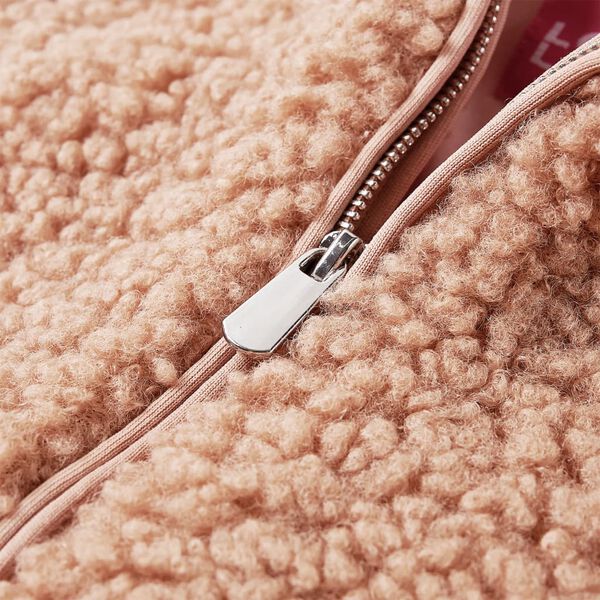 Gyerek kapucnis kabát Teddy Light Cognac 116