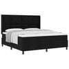vidaXL Boxrug&oacute;s &aacute;gy p&aacute;rn&aacute;val fejt&aacute;ml&aacute;val Fekete 200 x 180 cm sz&ouml;vet
