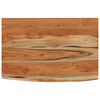 vidaXL t&ouml;m&ouml;r ak&aacute;cfa t&eacute;glalap alak&uacute; fali polc 50 x 30 x 2,5 cm