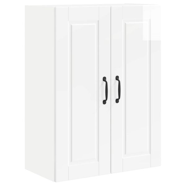 vidaXL Konyhaszekr&eacute;ny Magas F&eacute;nyű Feh&eacute;r 60 x 31 x 80 cm Faanyag