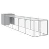 vidaXL vil&aacute;gossz&uuml;rke horganyzott ac&eacute;l ty&uacute;kketrec 110x609x110 cm