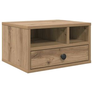 vidaXL Nyomtat&oacute;&aacute;llv&aacute;ny Artisan t&ouml;lgy 40 x 32 x 24 cm Szerelt Fa
