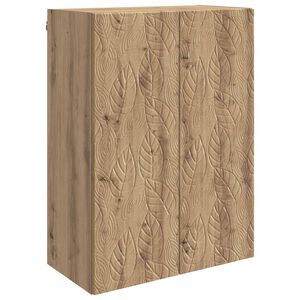 vidaXL Fali szekr&eacute;ny 66 x 34,5 x 90 cm Szerelt Fa K&eacute;zműves T&ouml;lgy