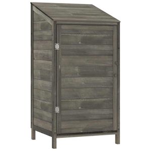 vidaXL antracitsz&uuml;rke t&ouml;m&ouml;r fenyőfa kerti f&eacute;szer 55 x 52 x 112 cm