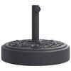 vidaXL kerek napernyőtalp r&uacute;dhoz &Oslash;38 / 48 mm 25 kg