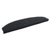 vidaXL &Ouml;ntapad&oacute;s l&eacute;pcsőszőnyegek 15 db 80 x 24,5 x 3,5 cm Fekete