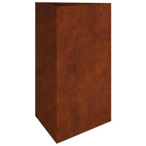 vidaXL corten ac&eacute;l kerti n&ouml;v&eacute;nytart&oacute; 50x43x75 cm