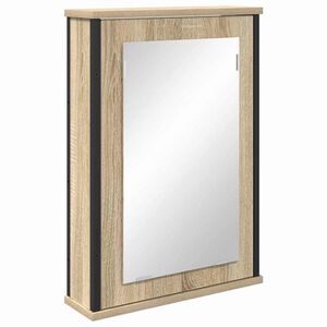 vidaXL T&uuml;k&ouml;rszekr&eacute;ny Sonoma t&ouml;lgy 42 x 12 x 60 cm Szerelt Fa