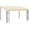vidaXL kr&eacute;msz&iacute;nű falra szerelhető pavilon 4 x 3 x 2,5 m