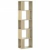 vidaXL 5 szintes sonoma t&ouml;lgy szerelt fa k&ouml;nyvespolc 45x23,5x162,5 cm