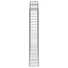 vidaXL 8 db íves horganyzott vas gabion kosár 200x50x180/200 cm