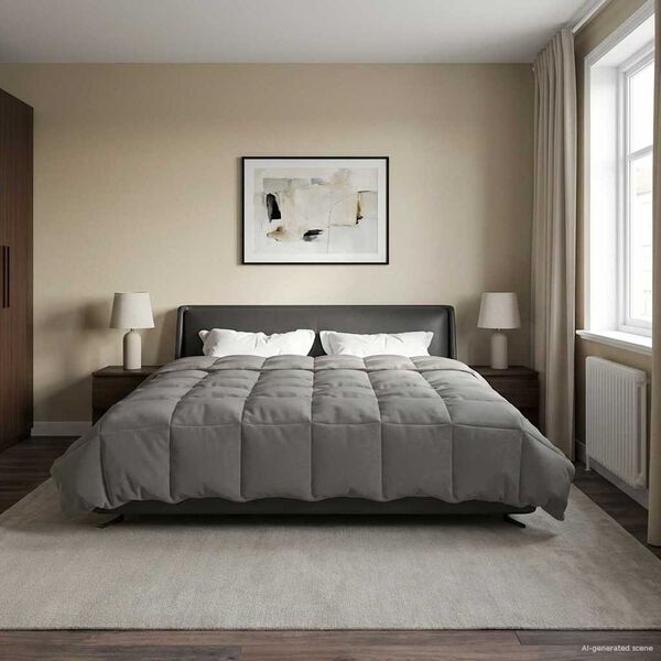 vidaXL Teljes &eacute;ves takar&oacute; Vil&aacute;gossz&uuml;rke 220 x 260 cm Mikrosz&aacute;l