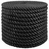 vidaXL Juta K&ouml;t&eacute;l 160 mm 50 m Fekete 100% Tossa kender
