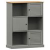 vidaXL VIGO t&ouml;m&ouml;r fenyőfa k&ouml;nyvespolc 90x35x114,5 cm
