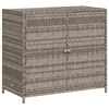 vidaXL sz&uuml;rke polyrattan kerti t&aacute;rol&oacute;szekr&eacute;ny 83x45x76 cm