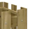vidaXL impregn&aacute;lt fenyőfa kerti magas&aacute;gy&aacute;s ker&iacute;t&eacute;ssel 100 x 30 x 30 cm