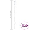 vidaXL 20 db 480 LED-es színes meteor fényfüzér 30 cm