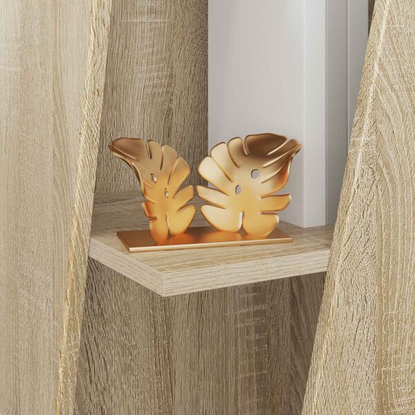 vidaXL Oldals&oacute; polc Sonoma t&ouml;lgy 33 x 32 x 70,5 cm Faanyag